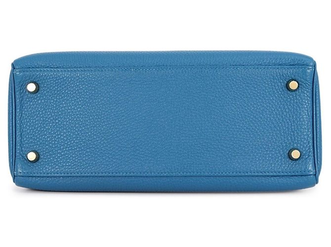 Hermès Hermes Kelly 28 Handtasche Blau - Ansicht 3