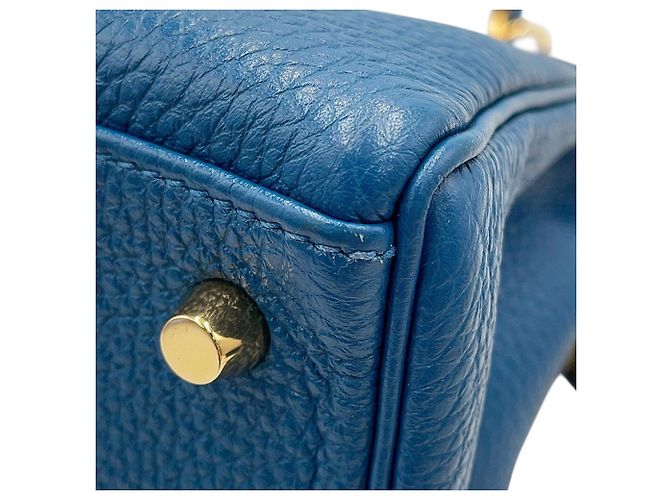 Hermès Hermes Kelly 28 Handtasche Blau - Ansicht 7