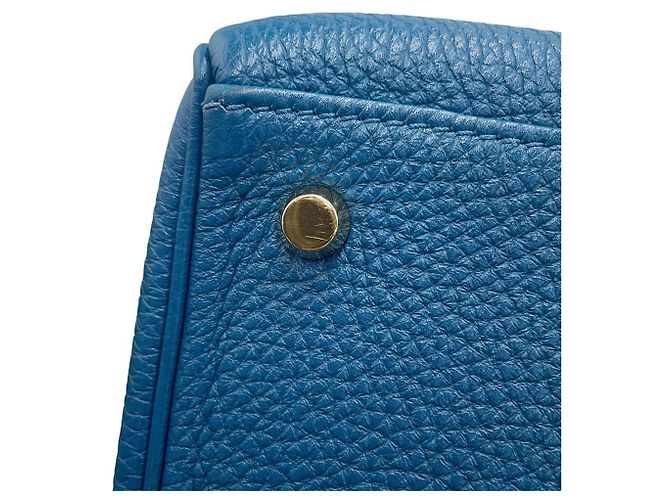 Hermès Hermes Kelly 28 Handtasche Blau - Ansicht 9