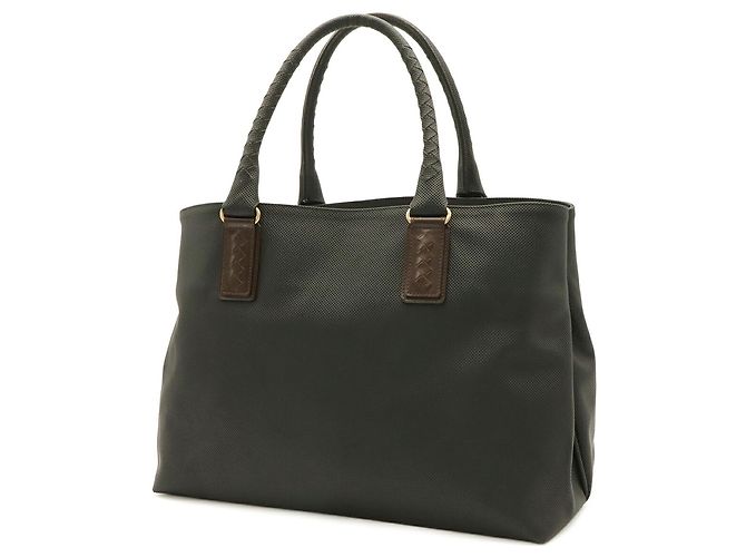Borsa Tote Bottega Veneta Marco Polo Nero Marrone scuro - vista 3