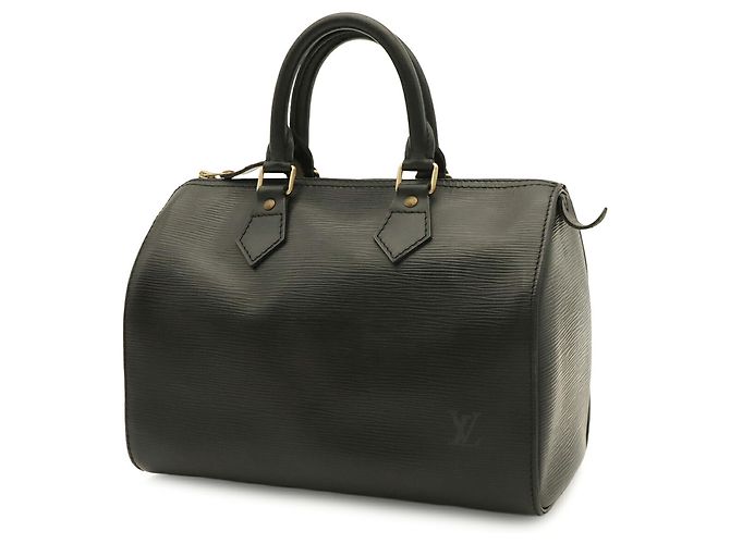 Borsa Louis Vuitton Epi Speedy 25 Nero - vista 3