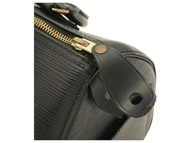 Borsa Louis Vuitton Epi Speedy 25 Nero - vista 7