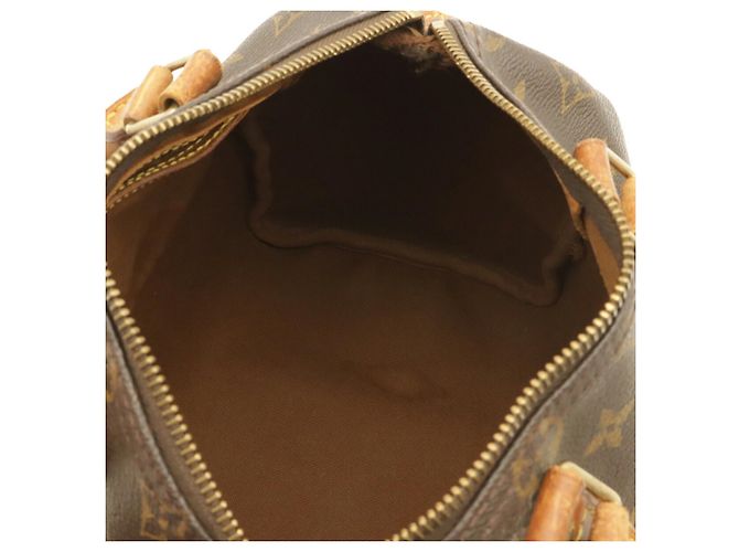 Borsa Louis Vuitton Monogram Speedy 25 Marrone Monogramma - vista 7