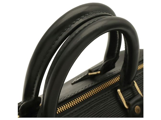 Borsa Louis Vuitton Epi Speedy 25 Nero - vista 5