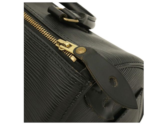 Borsa Louis Vuitton Epi Speedy 25 Nero - vista 6