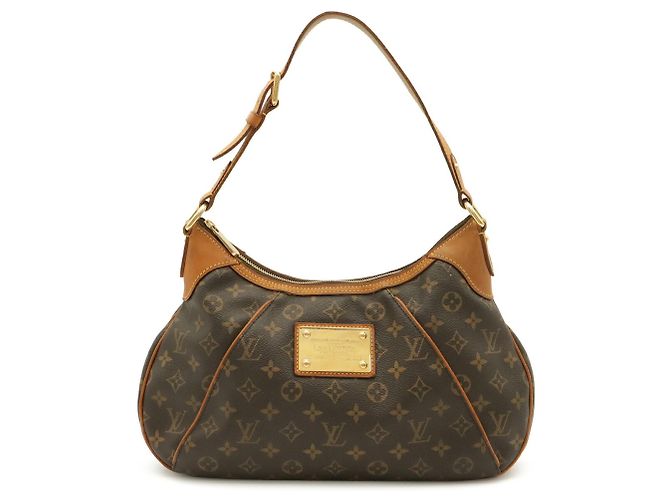 Borsa a tracolla Louis Vuitton Monogram Thames GM Marrone Monogramma - vista 2