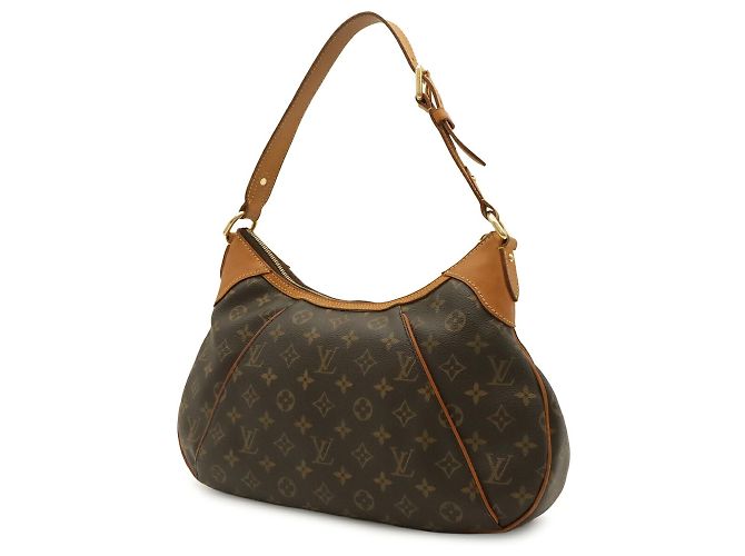 Borsa a tracolla Louis Vuitton Monogram Thames GM Marrone Monogramma - vista 3
