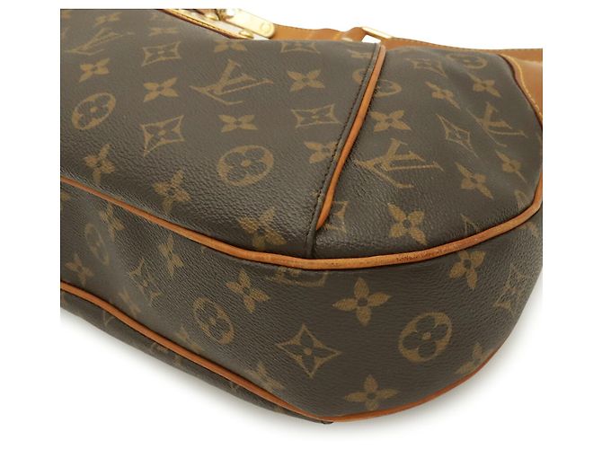 Borsa a tracolla Louis Vuitton Monogram Thames GM Marrone Monogramma - vista 4