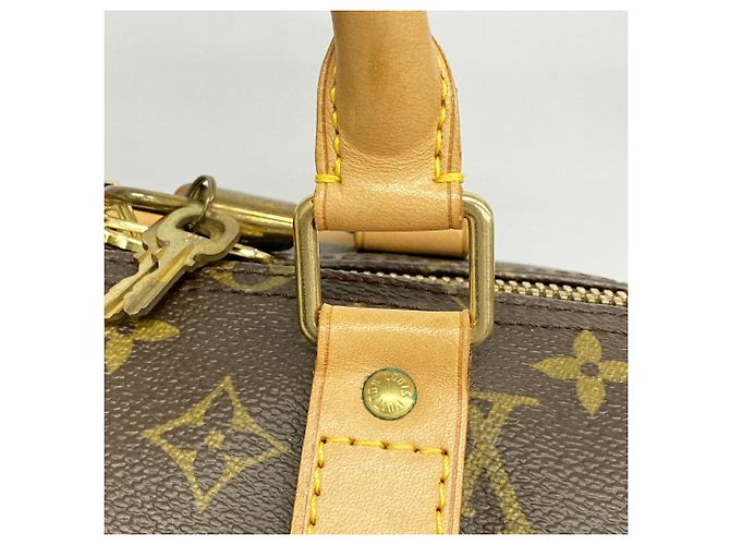 Keepall Borsa Boston Louis Vuitton Marrone - vista 8