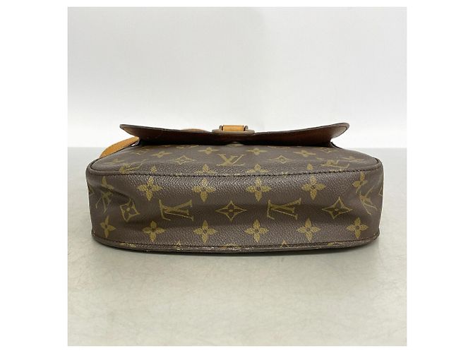 Borsa a tracolla Louis Vuitton Monogram Saint Cloud GM Marrone - vista 3