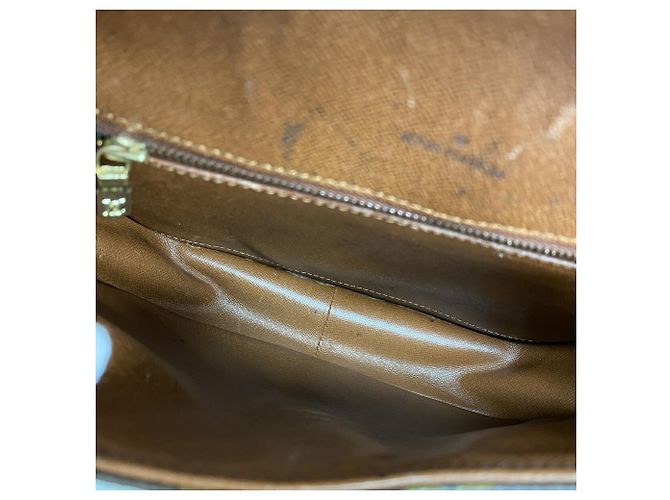 Borsa a tracolla Louis Vuitton Monogram Saint Cloud GM Marrone - vista 4