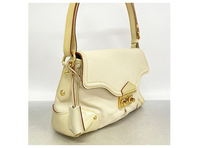 Borsa a tracolla Louis Vuitton Suhali Resenciale Bianco - vista 2