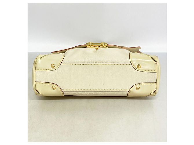 Borsa a tracolla Louis Vuitton Suhali Resenciale Bianco - vista 3