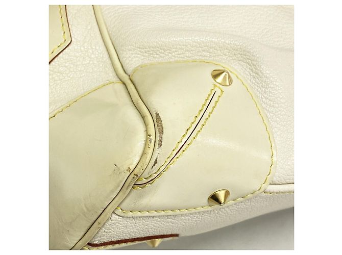 Borsa a tracolla Louis Vuitton Suhali Resenciale Bianco - vista 6
