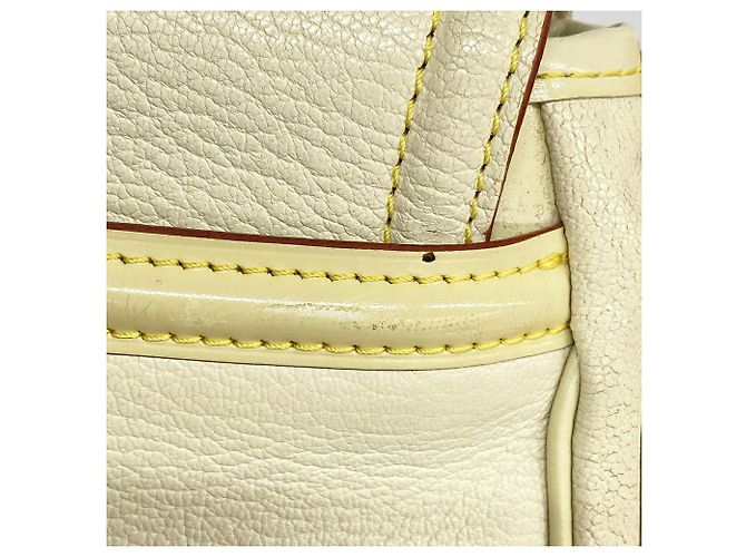 Borsa a tracolla Louis Vuitton Suhali Resenciale Bianco - vista 8