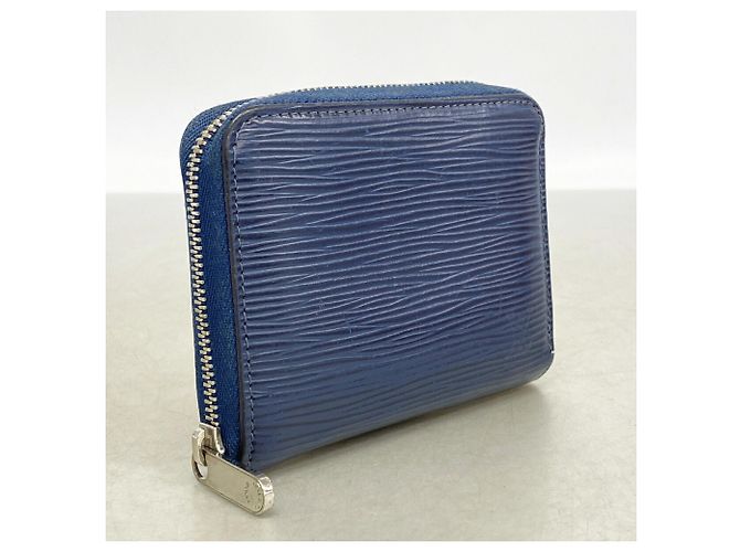 Louis Vuitton Epi Zippy Münzbeutel Blau - Ansicht 2