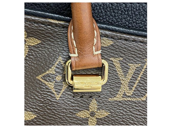 Borsa Louis Vuitton Monogram Pallas Nero - vista 10
