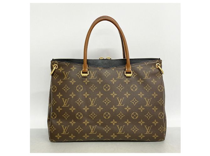 Borsa Louis Vuitton Monogram Pallas Nero - vista 11