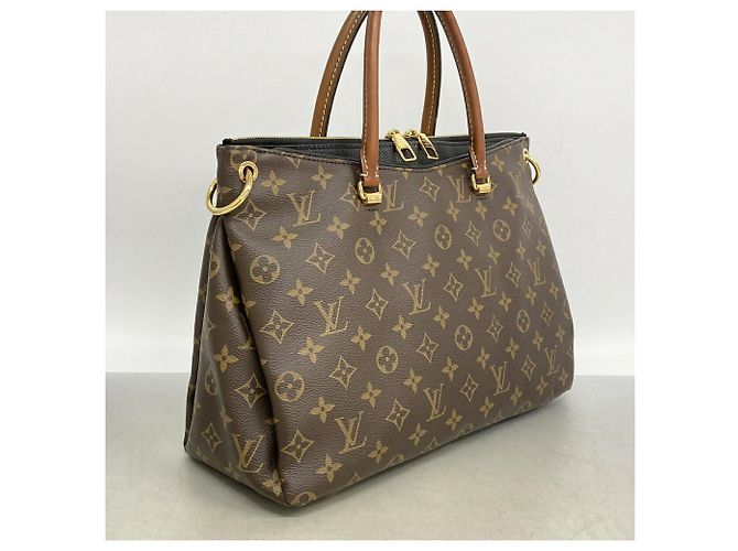Borsa Louis Vuitton Monogram Pallas Nero - vista 2
