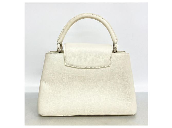 Louis Vuitton Capucines PM Handtasche Weiß - Ansicht 11