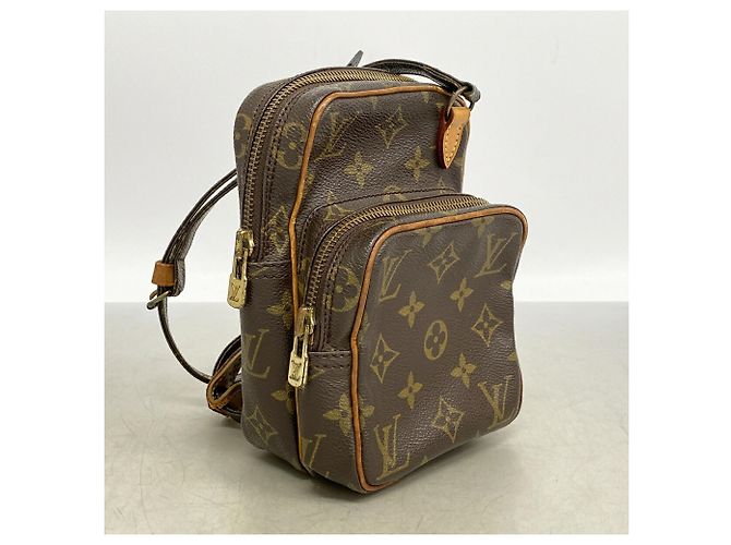 Bolso de hombro Louis Vuitton Monogram Mini Amazon Castaño - vista 2