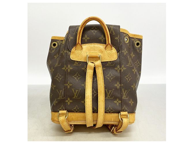 Zaino Louis Vuitton Monogram Mini Montsouris Marrone - vista 13