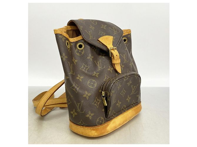 Zaino Louis Vuitton Monogram Mini Montsouris Marrone - vista 2