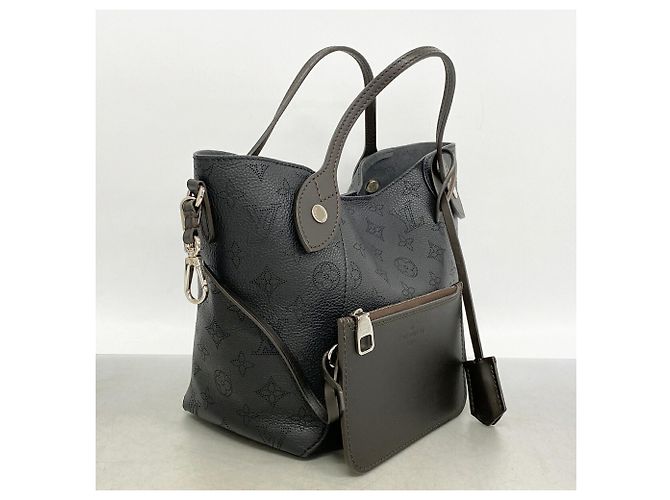 Borsa Louis Vuitton Mahina Hina PM Nero - vista 2