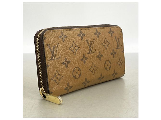 Louis Vuitton Monogram Reverse Zippy Wallet M82444 Castaño - vista 2