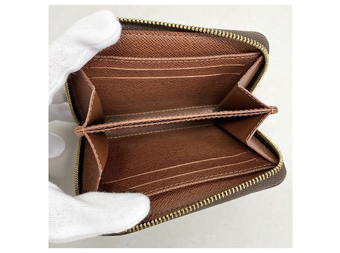Monedero Zippy Monogram Louis Vuitton Castaño - vista 3