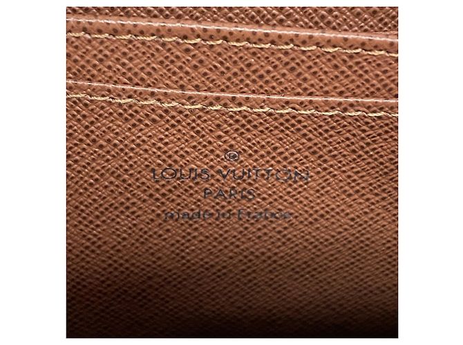 Monedero Zippy Monogram Louis Vuitton Castaño - vista 4