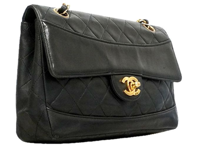 Borsa a tracolla Chanel Matelassé Nero - vista 2