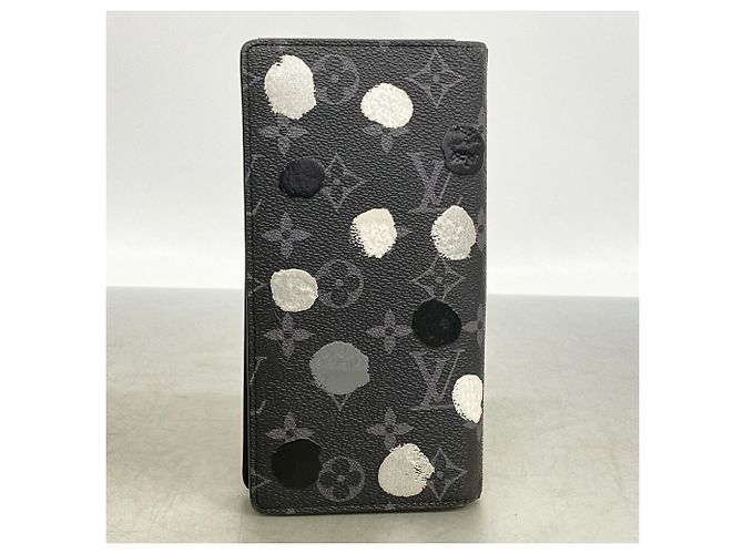 Louis Vuitton Monogram Eclipse Langbörse Schwarz - Ansicht 8