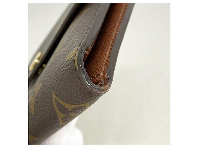 Louis Vuitton Cartera Tri-fold Monogram Victorine M62472 Castaño - vista 5