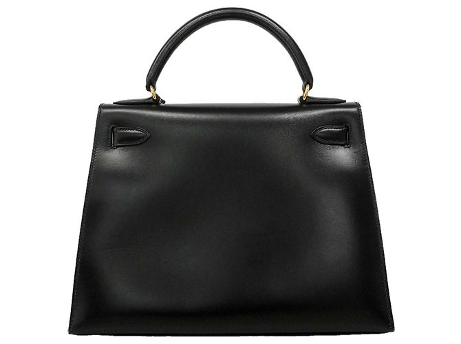 Hermès Hermes Kelly 28 Handtasche Schwarz - Ansicht 13