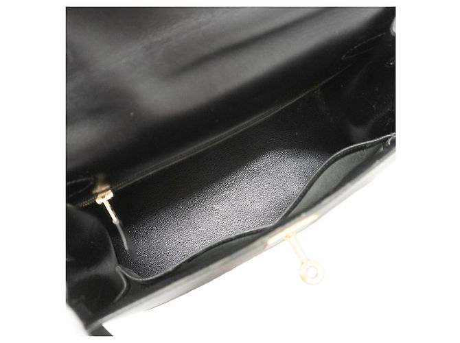 Hermès Hermes Kelly 28 Handtasche Schwarz - Ansicht 4