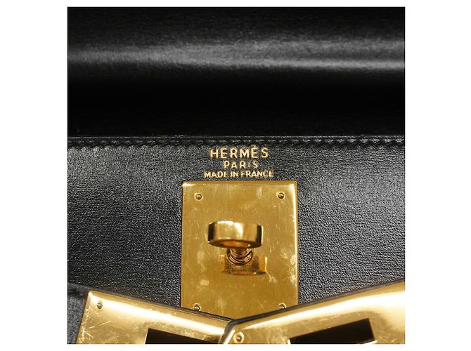 Hermès Hermes Kelly 28 Handtasche Schwarz - Ansicht 5