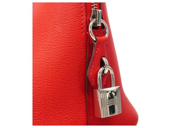 Hermès Borsa Hermes Bolide 192331 Evercolor Rosso - vista 11