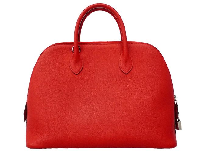 Hermès Borsa Hermes Bolide 192331 Evercolor Rosso - vista 12