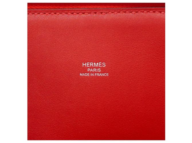 Hermès Borsa Hermes Bolide 192331 Evercolor Rosso - vista 5