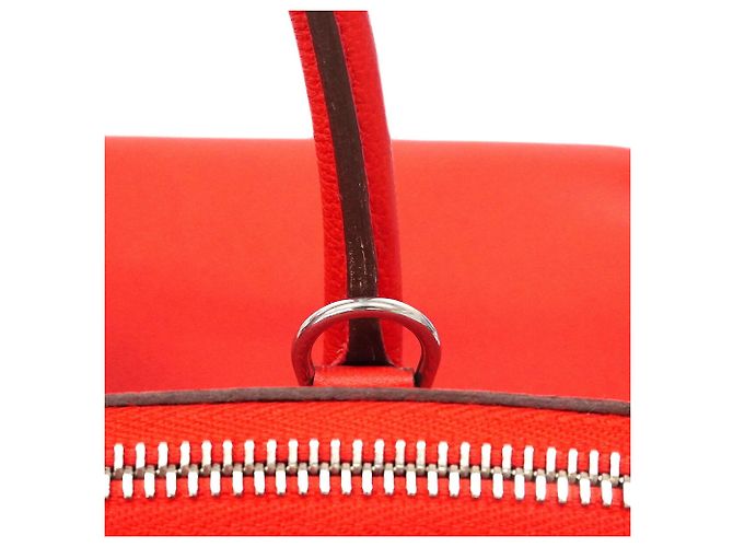 Hermès Borsa Hermes Bolide 192331 Evercolor Rosso - vista 9