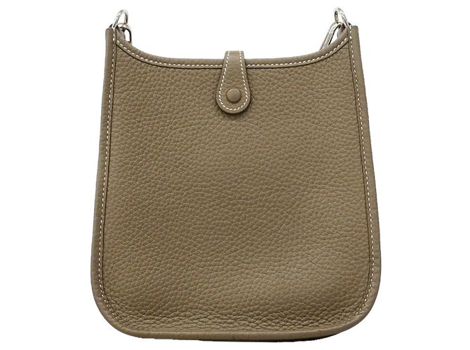 Hermès Hermes Schultertasche Evelyne TPM Taupe - Ansicht 10