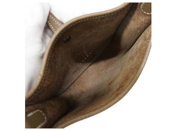 Hermès Hermes Schultertasche Evelyne TPM Taupe - Ansicht 4