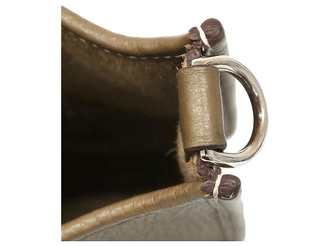 Hermès Hermes Schultertasche Evelyne TPM Taupe - Ansicht 7