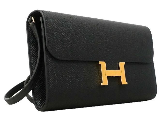 Hermès Cartera Hermes Constance Tougo Negro - vista 2
