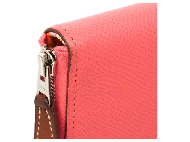 Hermès Cartera larga Hermes Azap en Rose Azalee Rosa - vista 7