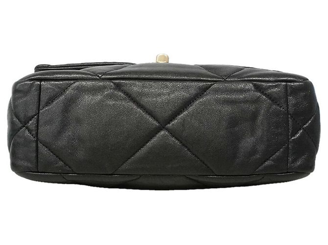 Borsa Chanel in pelle di vitello nera Nero - vista 3