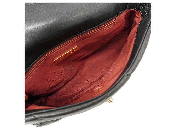 Borsa Chanel in pelle di vitello nera Nero - vista 4
