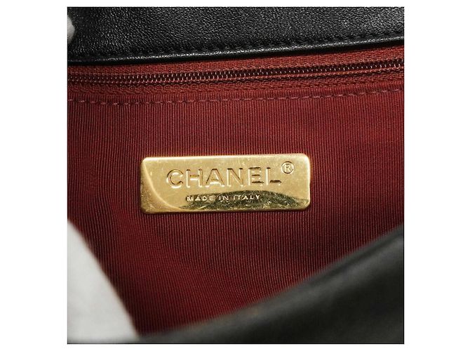 Borsa Chanel in pelle di vitello nera Nero - vista 5
