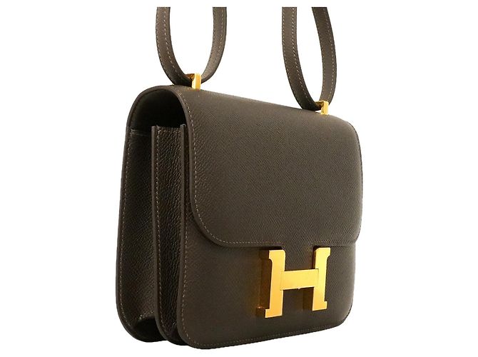 Hermès Bolsa de Ombro Hermes Constance Mini Marrom - vista 2